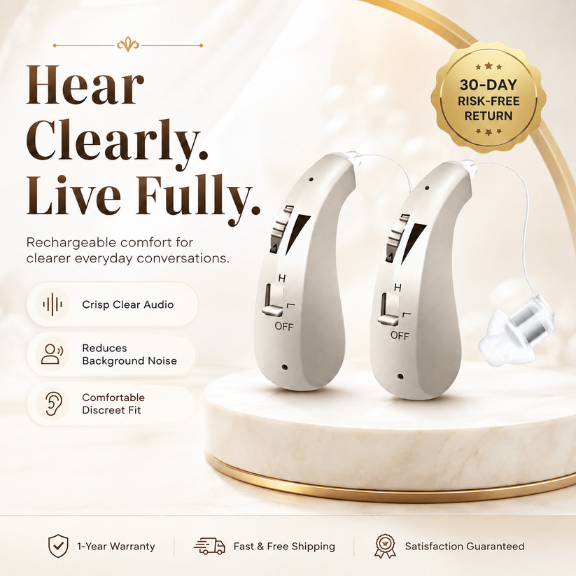 TruHear™ | Invisible Behind The Ears Hearing Aids